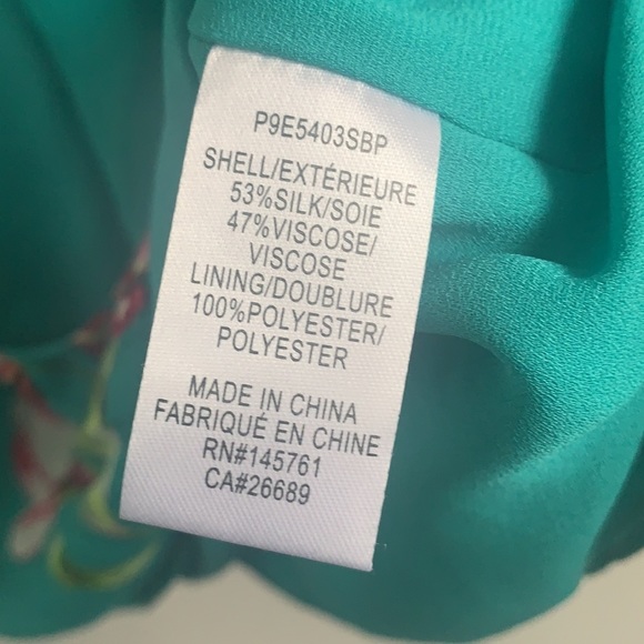 Parker Floral Print Silk Wrap Front Tank - Picture 10 of 16